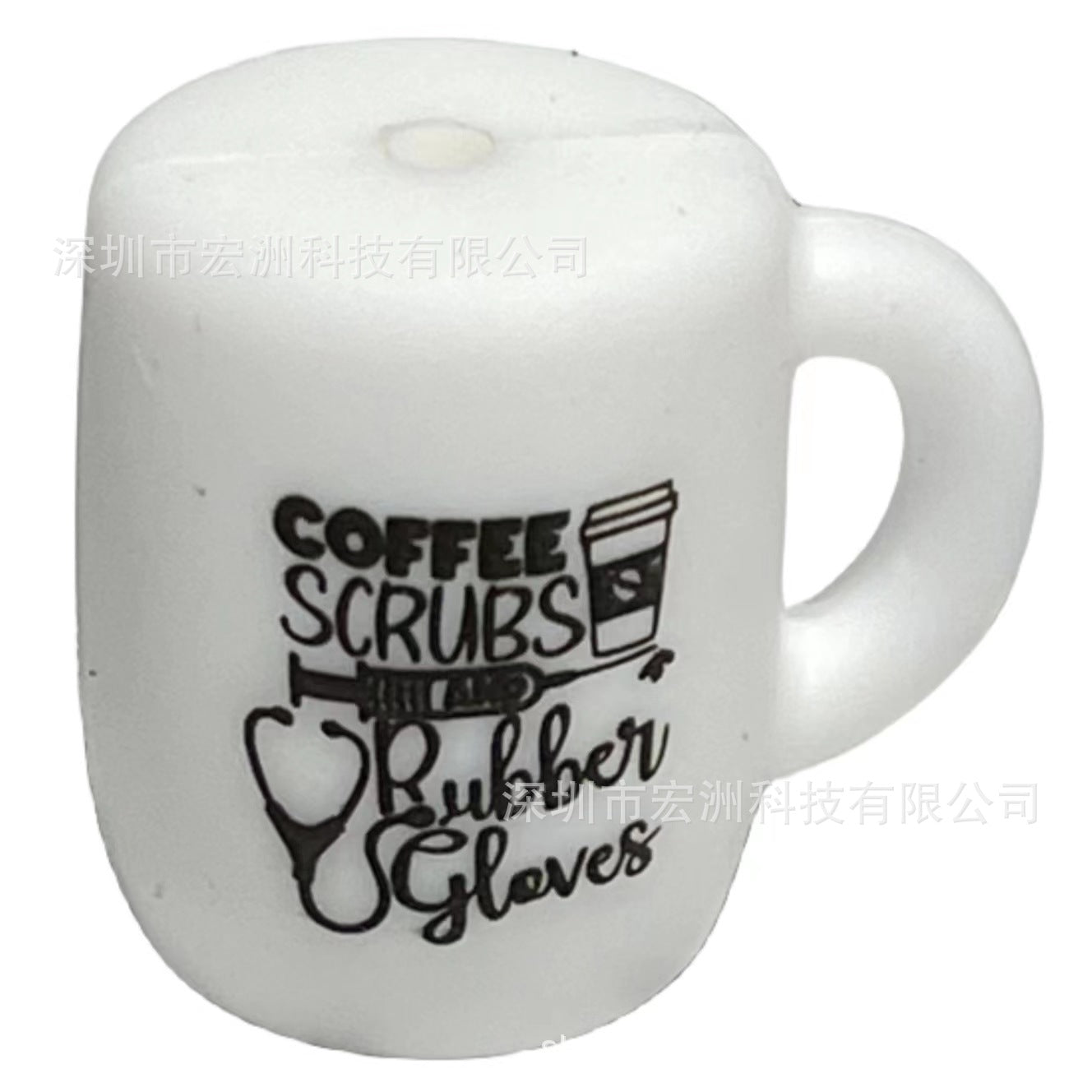 Wholesale 10PCS Mug Silicone Beads